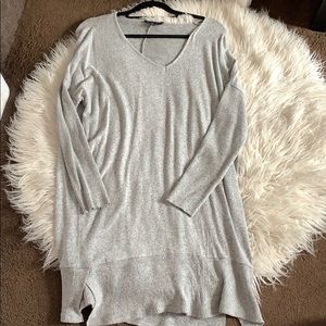 Super oversized sweater dress with longer back